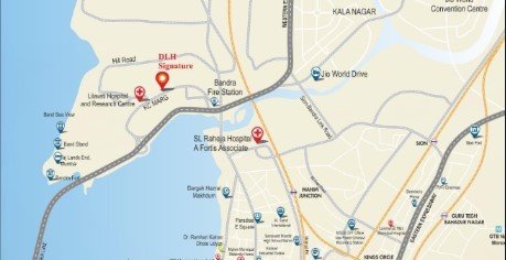 DLH Signature Bandra West connectivity and nearby landmarks